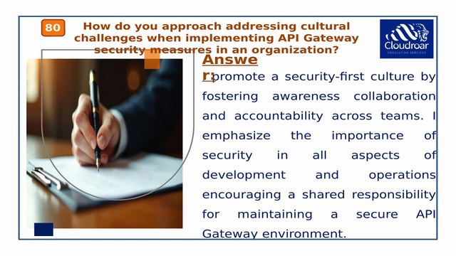 Top 10 Api Gateway Security Consultant Interview Questions and Answers For 2025 | Part 7