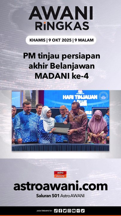 #AWANIRingkas 9 Okt 2025 | 9PM