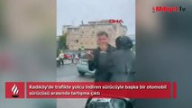 Kadıköy'de trafikte 'yolcu indirme' tartışması!