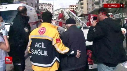 İstanbul’da mahsur kalan iki yaşlı çift kurtarıldı