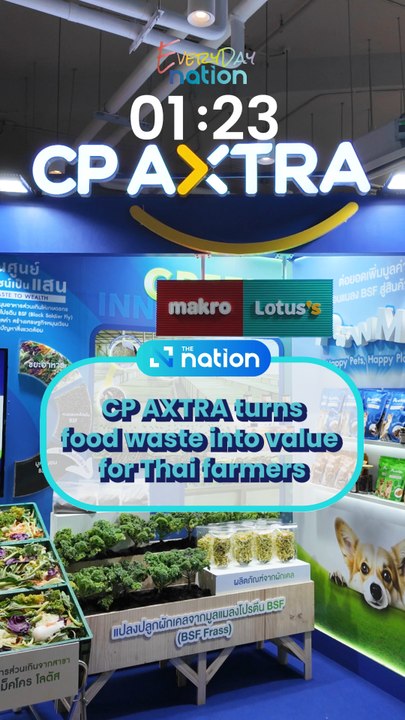 CP AXTRA turns food waste into value for Thai farmers