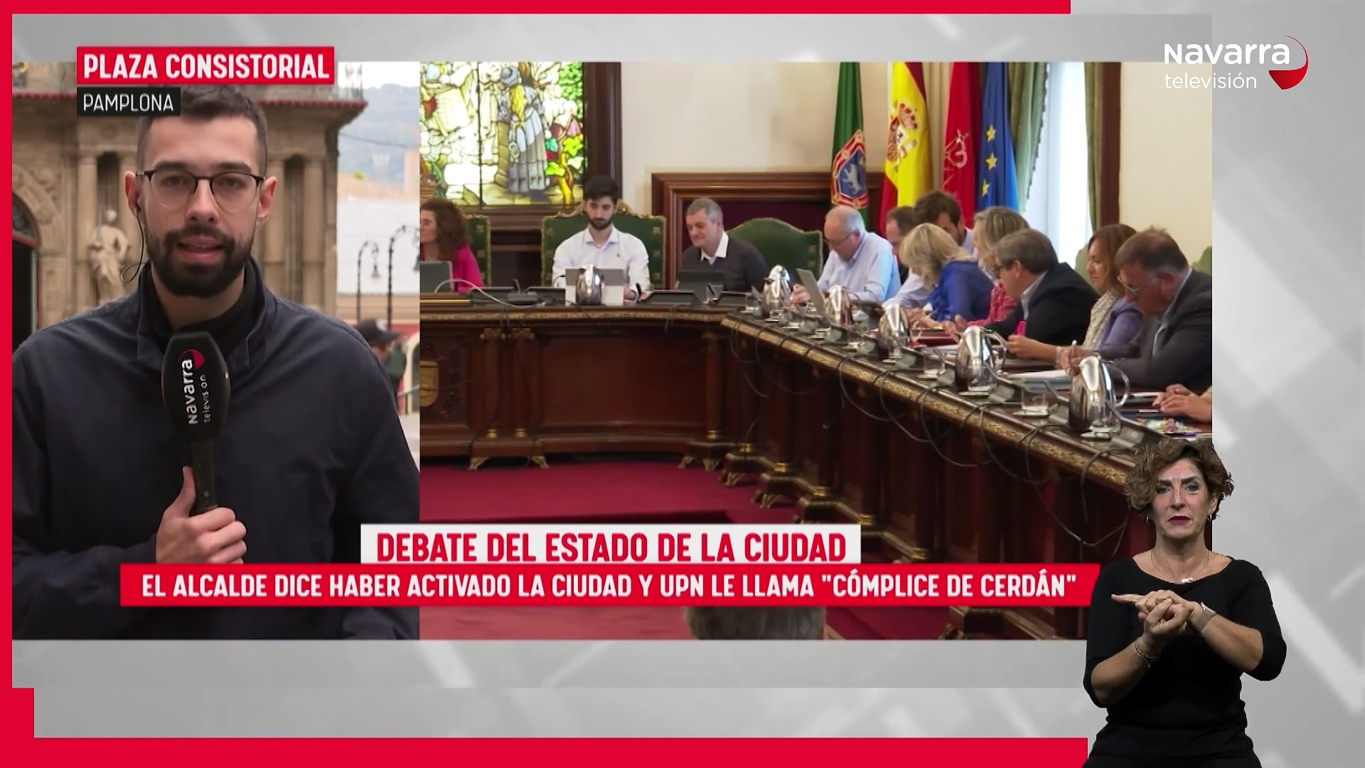 Noticias de Navarra 14.30h 09/10/2025 Lengua de Signos