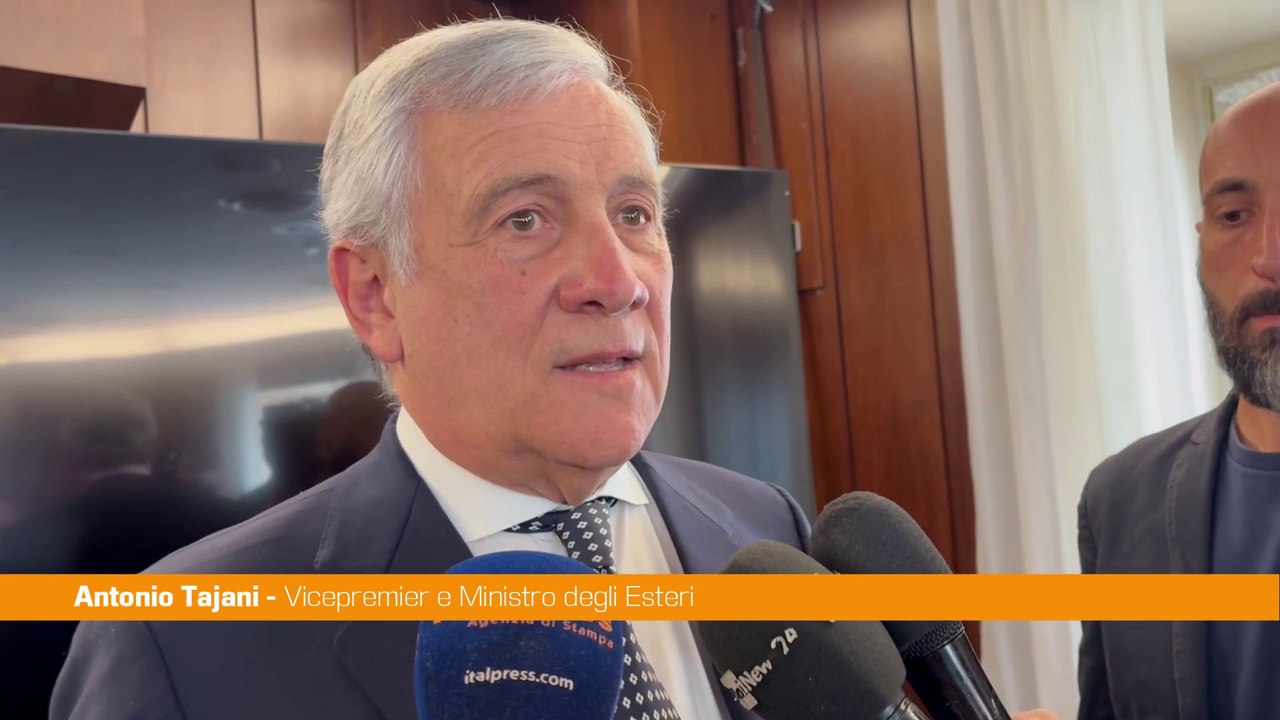 Gaza, Tajani "Firma accordo svolta storica, ora costruire la pace"