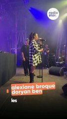 Alexiane Broque et Doryan Ben interprètent pour la première fois “libre” du film kpop demon hunters sur scène et c’est à la Nocturne de la Foire de Marseille #alexianebroque #doryanben #kpopdemonhunters #rumi #jinu #foiredemarseille #concert #live #showca