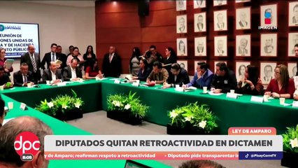 Diputados ajustan reforma a la Ley de Amparo | DPC con Paola Rojas