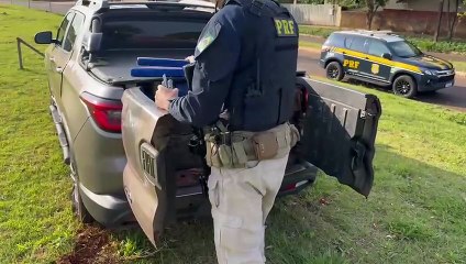 PRF apreende uma tonelada de maconha em Tuneiras do Oeste
