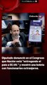 Diputado denunció en el Congreso que Nación está 