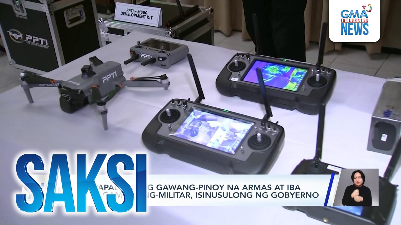 Pagpapalago ng gawang-Pinoy na armas at iba pang gamit pang-militar, isinusulong ng gobyerno | Saksi