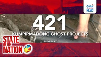 DPWH: 421 proyekto kontra-baha, kumpirmadong ghost projects | SONA