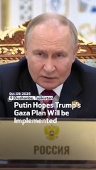 Putin Hopes Trump's Gaza Plan Will be Implemented