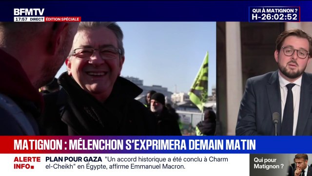 Crise politique: Jean-Luc Mélenchon s'exprimera ce vendredi à 9h30