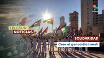 Cubanos exigen el fin de las agresiones contra Gaza