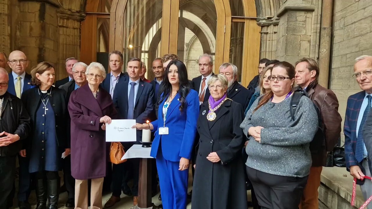 Peterborough Peace Vigil following Manchester synagogue attack