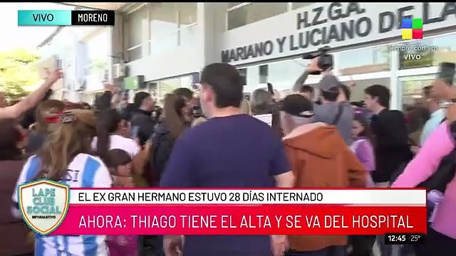 Thiago Medina habló de su vínculo con Daniela Celis tras recibir el alta