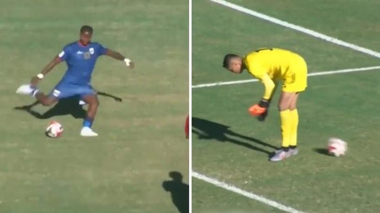 Tiro da centrocampo e papera clamorosa: in Libia–Capo Verde un gol mai visto