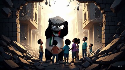 Panda Celebrates Freedom 🇵🇸🐼 | Joy & Hope with Palestinian Kids 🌈