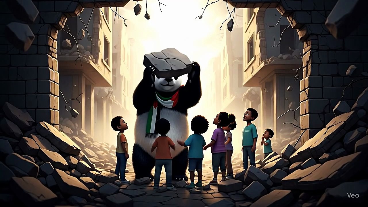 Panda Celebrates Freedom 🇵🇸🐼 | Joy & Hope with Palestinian Kids 🌈