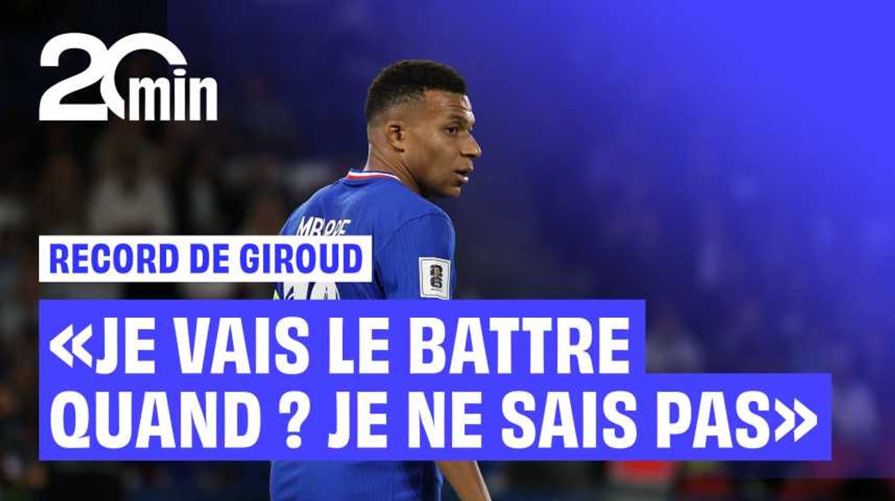 Record de but de Giroud « Je pense que je vais le battre. Quand ? je ne sais pas » affirme Mbappé