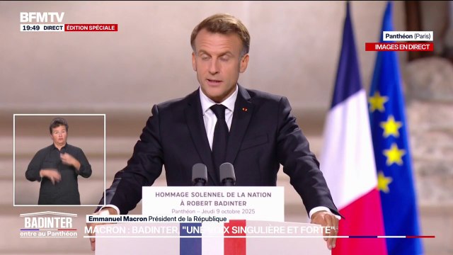 Son combat n'est pas terminé : Emmanuel Macron promet de porter le combat de Robert Badinter jusqu’à l’abolition universelle de la peine de mort