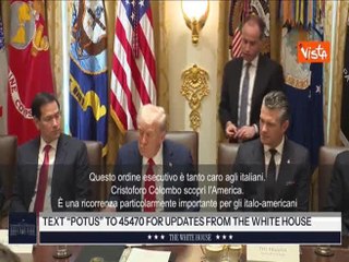 Trump ripristina festa Cristoforo Colombo cancellata da Biden: “Amiamo gli italiani”