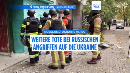 Mindestens fünf Tote binnen 24 Stunden bei russischen Angriffen auf die Ukraine