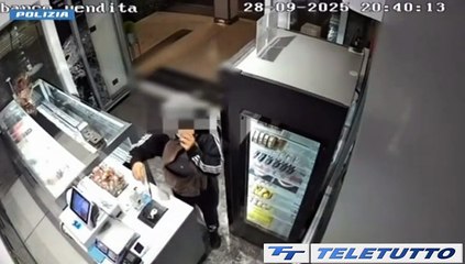 Video News - Rapina tre volte la stessa gelateria, arrestato