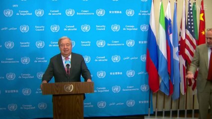 U.N. Secretary-General Welcomes Gaza Cease-fire Deal