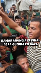 Hamás anuncia el final de la guerra en Gaza tras recibir "garantías" de EEUU
