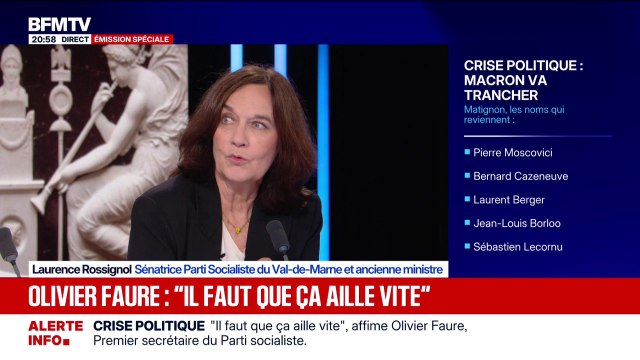 Nous on préfère un Premier ministre de gauche , rappelle Laurence Rossignol (PS)