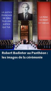 Robert Badinter au Panthéon : les images de la cérémonie