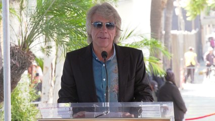 Jon Bon Jovi's speech at Def Leppard's Hollywood Walk of Fame star ceremony