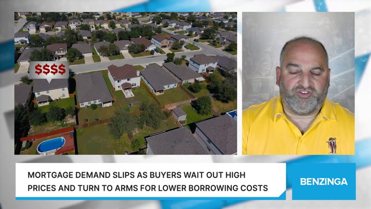 Mortgage Demand Slips As Buyers Wait Out High Prices And Turn To ARMs For Lower Borrowing Costs
