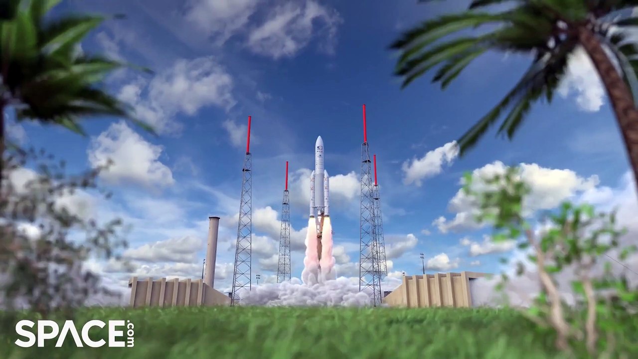 Amazing Animation Of ESA's JUICE Spacecraft Flying To The Jupiter System