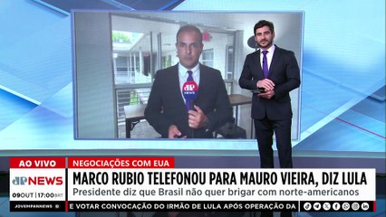 PAÍSES EM PAZ? Marco Rubio telefonou para Mauro Vieira, segundo Lula