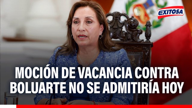 Moción de vacancia contra Dina Boluarte no sería admitida HOY, señala exoficial mayor del Congreso