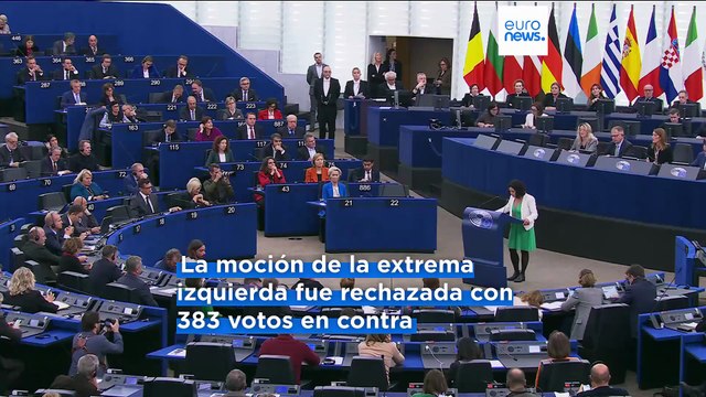 Von der Leyen supera una doble moción de censura en el Parlamento europeo