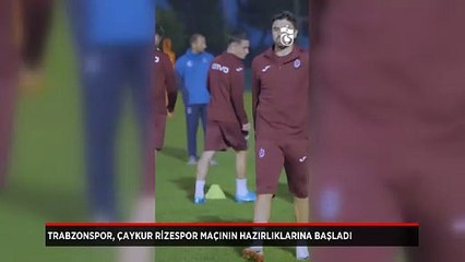 Trabzonspor, Çaykur Rizespor maçının hazırlıklarına başladı