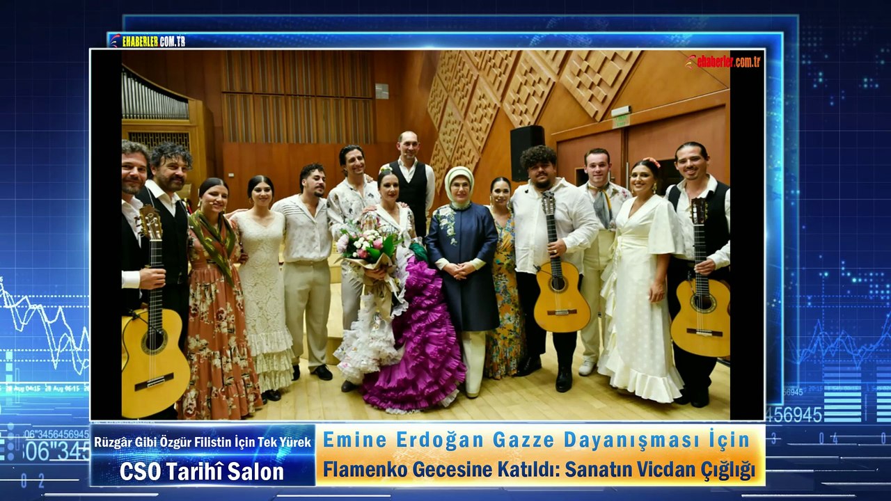 Emine Erdoğan Gazze Dayanışması İçin Flamenko Gecesine Katıldı: Sanatın Vicdan Çığlığı