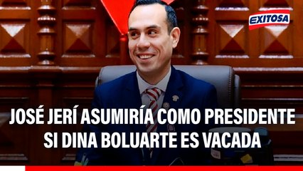 José Jerí asumiría la Presidencia si Dina Boluarte es vacada por el Congreso, señala experto