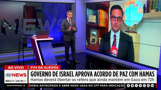 Israel aprova acordo de paz com Hamas e fim da guerra na Faixa de Gaza