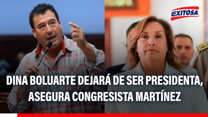 Dina Boluarte dejará de ser presidenta, afirma Edwin Martínez: "El Congreso ha decidido vacarla"