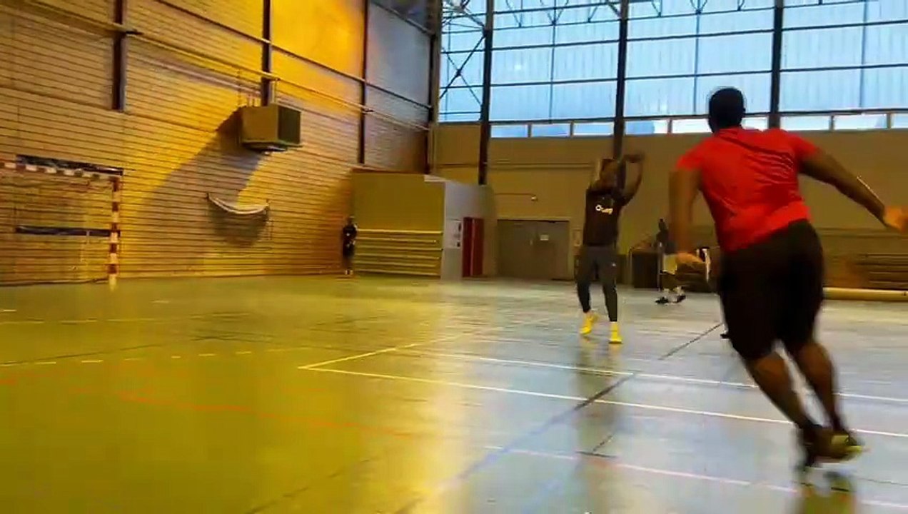 Entraînement seniors garçons.
