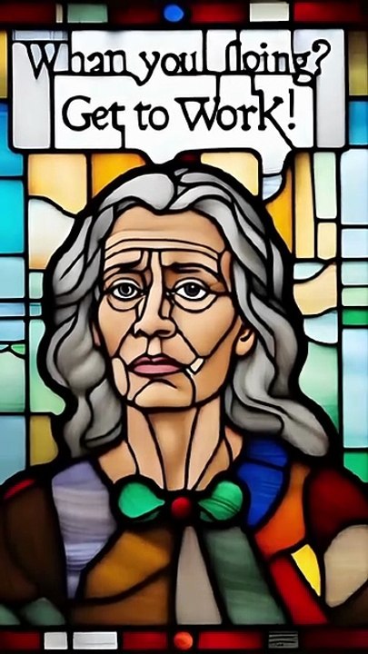 A wife who is noisy in nagging