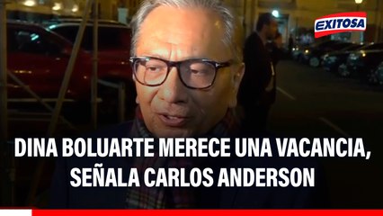 Carlos Anderson sobre eventual destitución de Dina Boluarte: "Ella merece una vacancia"