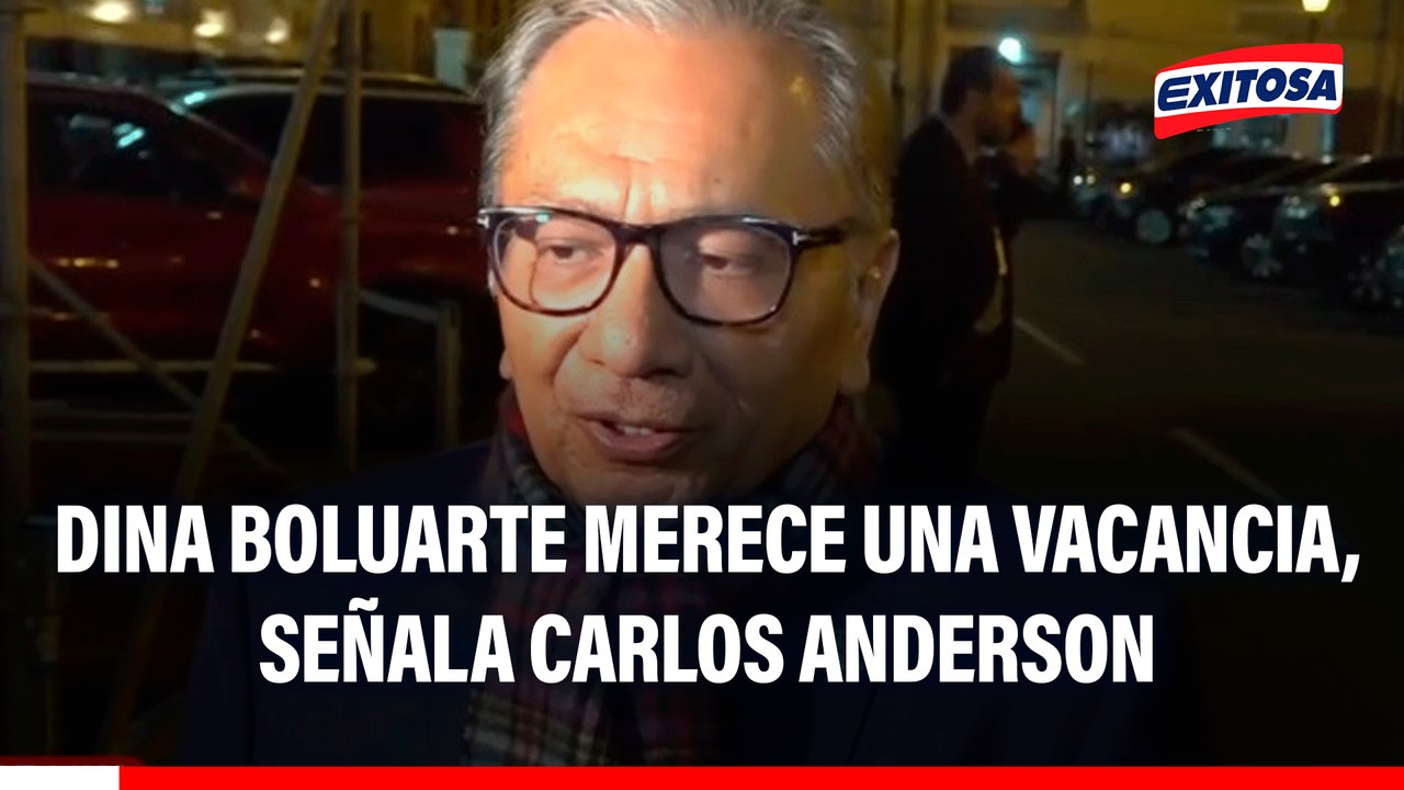 Carlos Anderson sobre eventual destitución de Dina Boluarte: "Ella merece una vacancia"