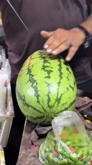 Only $3 Gorgeous Red Watermelon — Fruit Cutting Skills