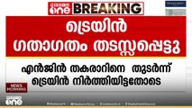 ഷോർണൂർ - എറണാകുളം പാതയിൽ ട്രെയിൻ ഗതാഗതം തടസ്സപ്പെട്ടു