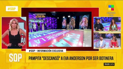 PAMPITA "DESCANSÓ" A EVANGELINA ANDERSON POR SER BOTINERA