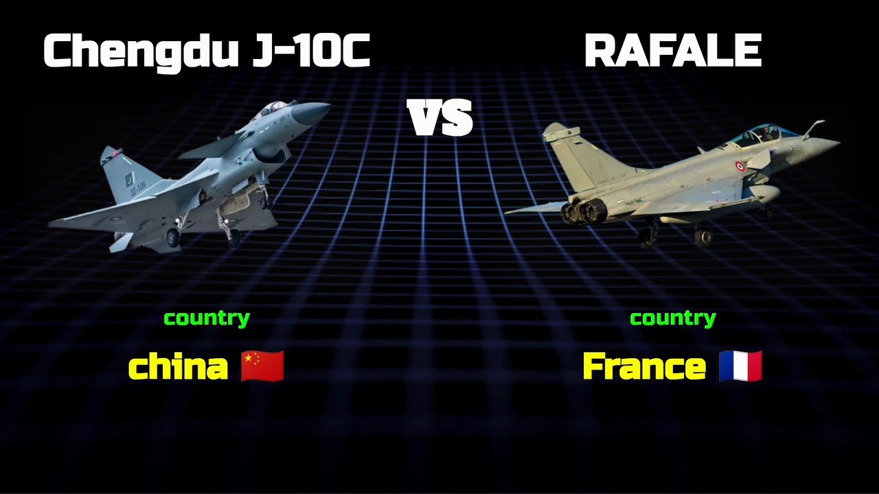 J-10C vs Rafale Specifications 2025 | Rafale vs J-10C Fighter Jet Comparison