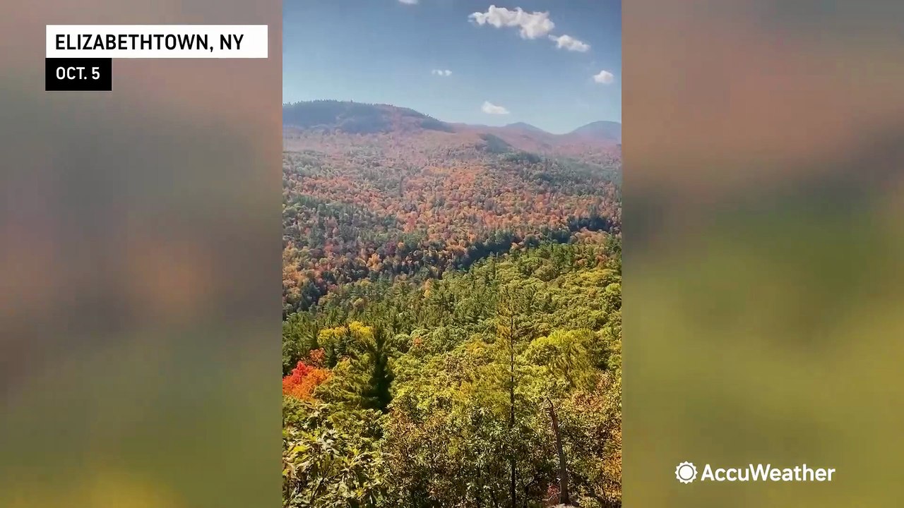 October begins with stunning fall foliage across the US
